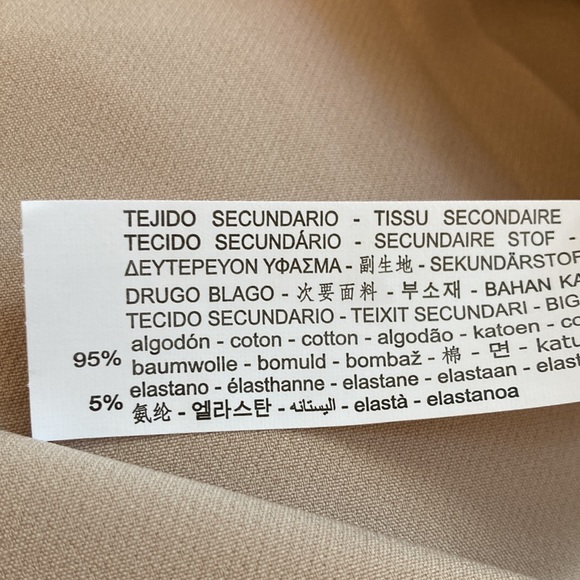 Zara Beige Oversized Ribbed Knit Combo Jacket - Picture 8 of 10